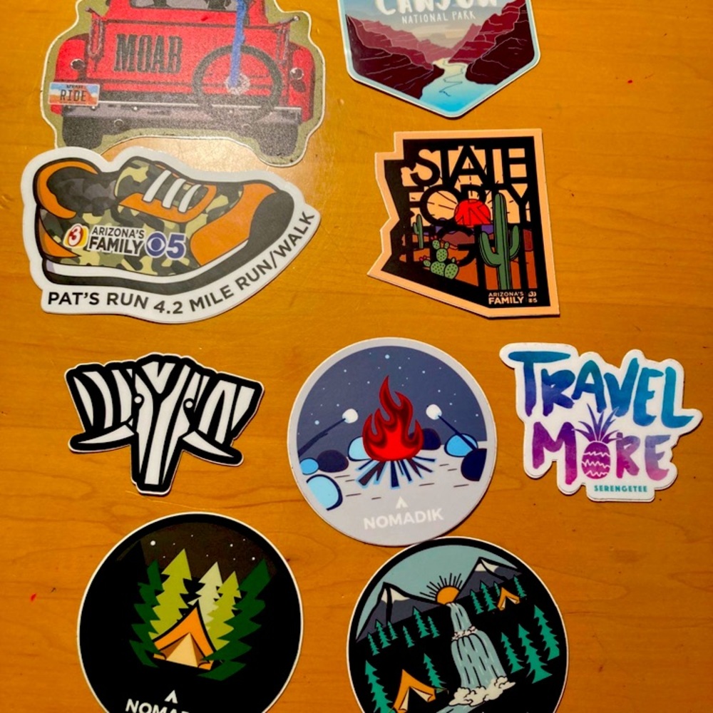 54 Rare Hard to Find Assorted Travel Outdoor Nature VSCO Schitts Creek stickers